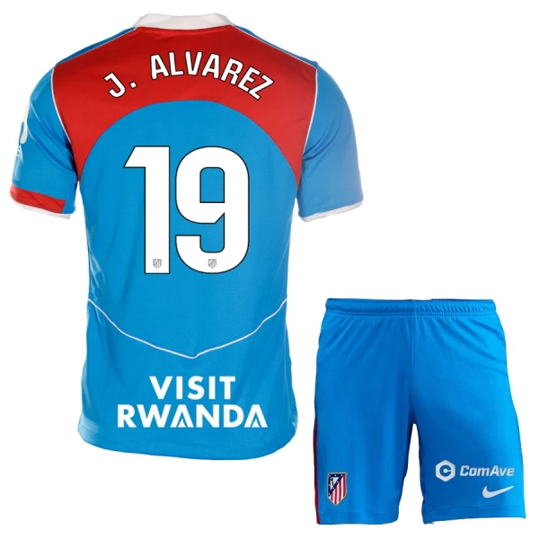Atlético Madrid J. Alvarez 19 Fodboldtrøje Børn Tredje 25/26