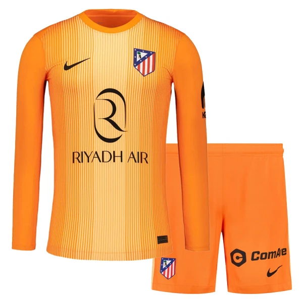 Atlético Madrid Målmandstrøje Børn 25/26 Orange Langærmet