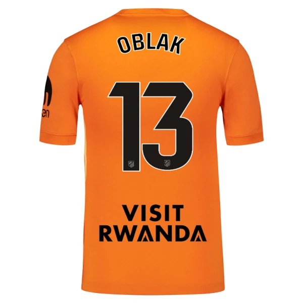Atlético Madrid Oblak 13 Målmandstrøje Børn 25/26 Orange