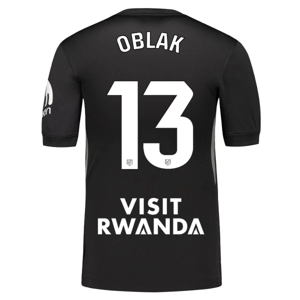 Atlético Madrid Oblak 13 Målmandstrøje Børn 25/26 Sort