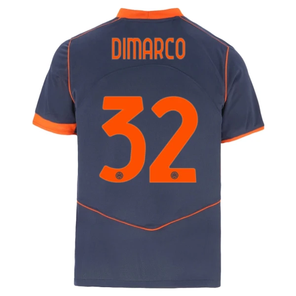 Inter Milan Dimarco 32 Fodboldtrøje Herre Tredje 25/26 Inter Milan Dimarco 32 Fodboldtrøje Herre Tredje 25/26
