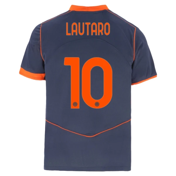 Inter Milan Lautaro Martinez 10 Fodboldtrøje Børn Tredje 25/26
