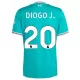 Liverpool Diogo J 20 Fodboldtrøje Børn Tredje 25/26