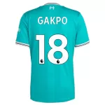 Liverpool Gakpo 18 Fodboldtrøje Herre Tredje 25/26