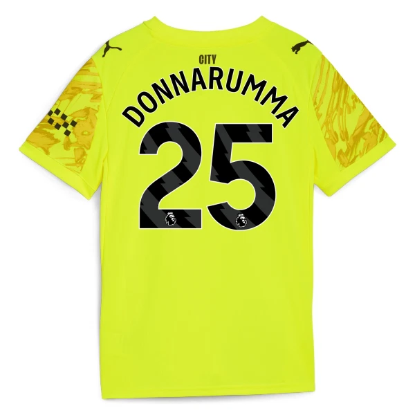Manchester City Gianluigi Donnarumma 25 Målmandstrøje Herre 25/26 Gul
