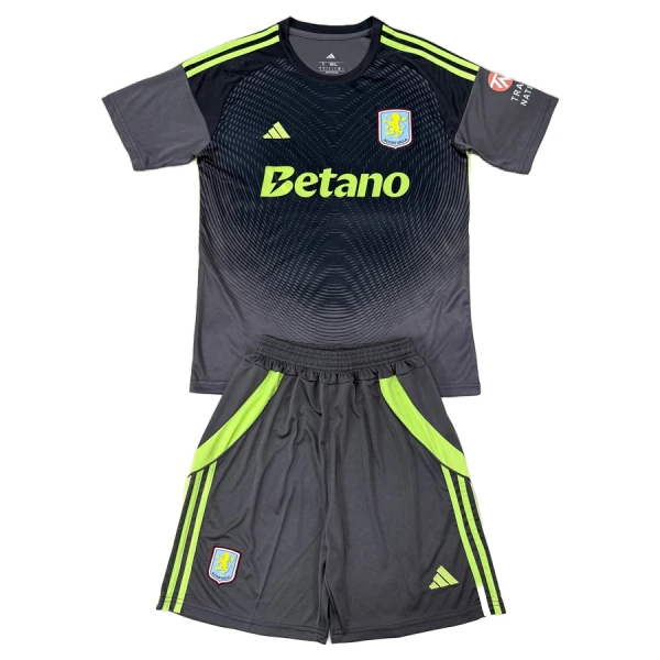 Aston Villa Målmandstrøje Børn 25/26 Sort