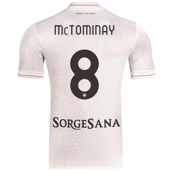 Napoli McTominay 8 Fodboldtrøje Herre Udebane 25/26 Napoli McTominay 8 Fodboldtrøje Herre Udebane 25/26