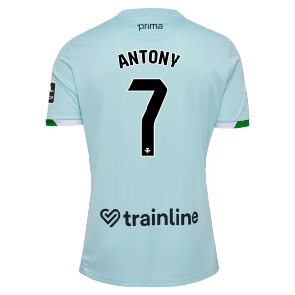 Real Betis Antony 7 Fodboldtrøje Børn Udebane 25/26
