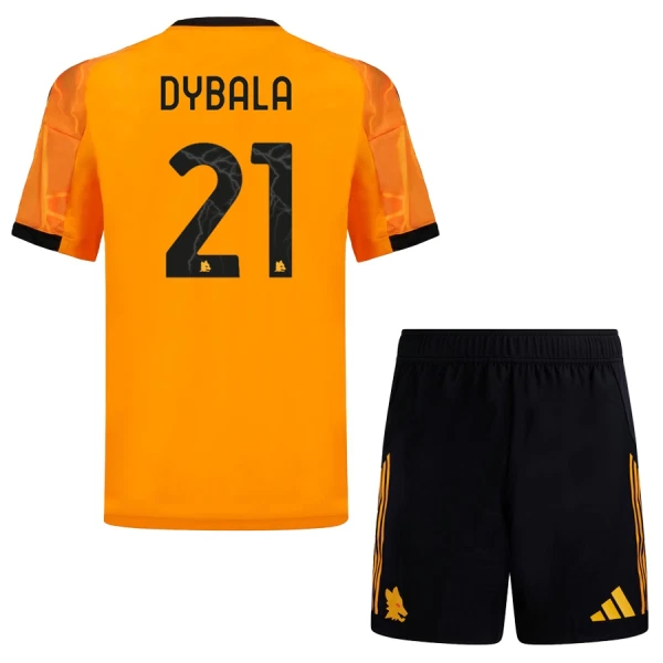 AS Roma Dybala 21 Fodboldtrøje Børn Udebane 25/26