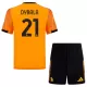 AS Roma Dybala 21 Fodboldtrøje Børn Udebane 25/26