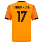 AS Roma Manu Kone 17 Fodboldtrøje Herre Udebane 25/26