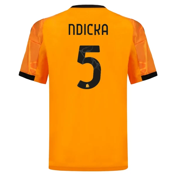 AS Roma Ndicka 5 Fodboldtrøje Børn Udebane 25/26