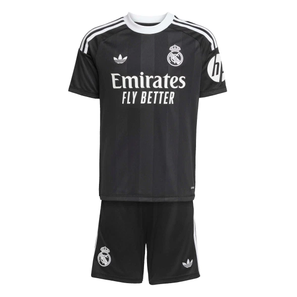 Real Madrid Målmandstrøje Børn 25/26 Sort