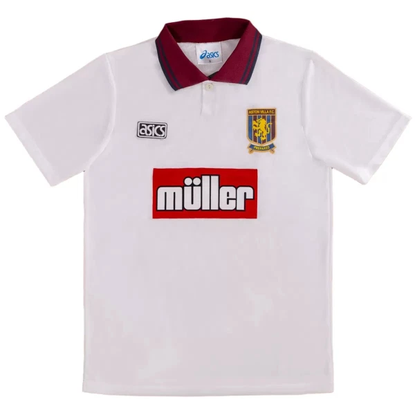Aston Villa 1994-95 Fodboldtrøje Herre Hjemmebane Retro