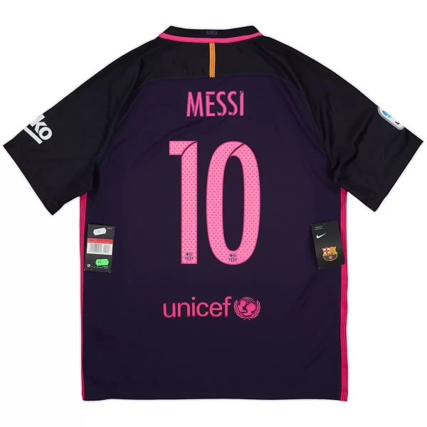 Barcelona Messi 10 2016-17 Fodboldtrøje Herre Udebane Retro