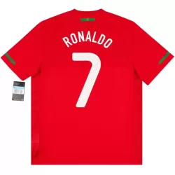 Portugal Ronaldo 7 2010 Fodboldtrøje Herre Hjemmebane Retro