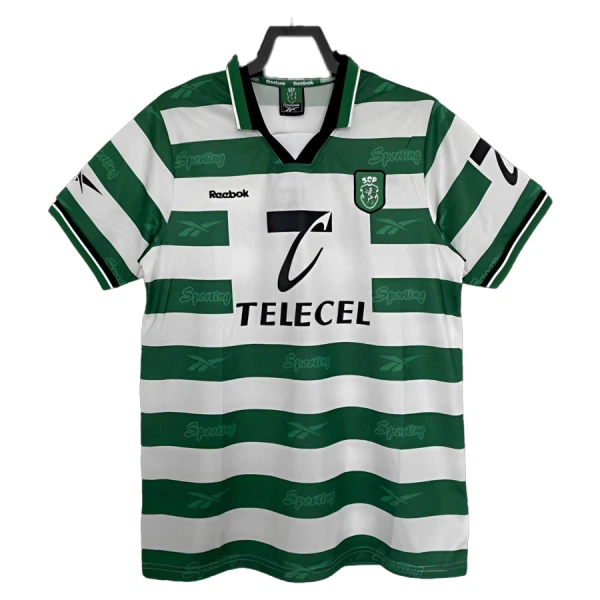 Sporting CP 1999-2000 Fodboldtrøje Herre Hjemmebane