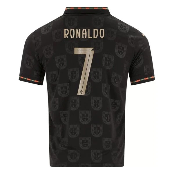 Portugal Black Panther Ronaldo 7 Fodboldtrøje Herre 25/26 Speciel