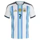 Argentina De Paul 7 Fodboldtrøje Herre Hjemmebane VM 2026