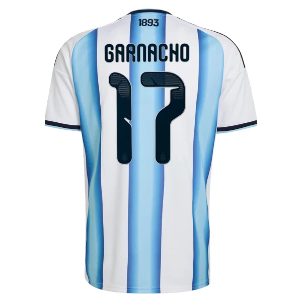 Argentina Garnacho 17 Fodboldtrøje Herre Hjemmebane VM 2026