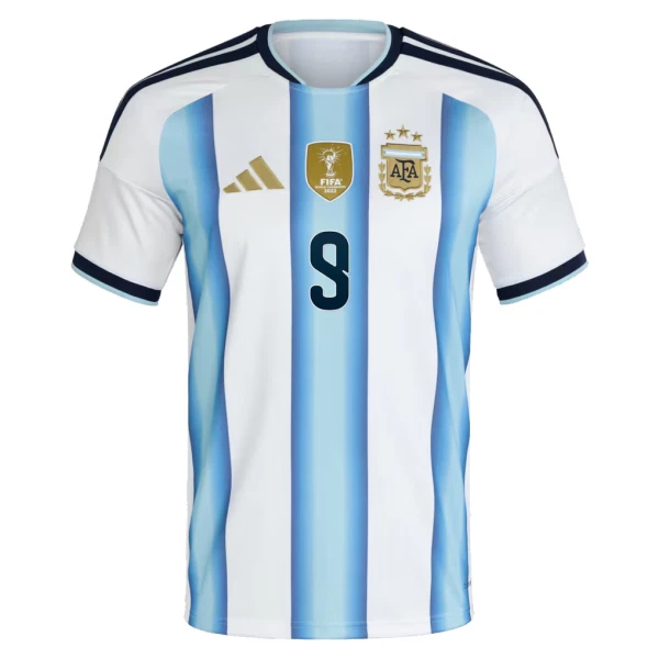 Argentina J. Alvarez 9 Fodboldtrøje Herre Hjemmebane VM 2026