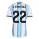 Argentina Lautaro Martinez 22 Fodboldtrøje Herre Hjemmebane VM 2026