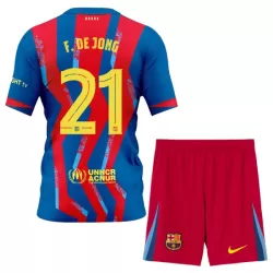 FC Barcelona Frenkie de Jong 21 Fodboldtrøje Børn Fjerde 25/26