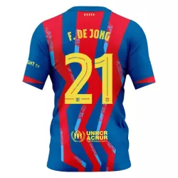 FC Barcelona Frenkie de Jong 21 Fodboldtrøje Herre Fjerde 25/26