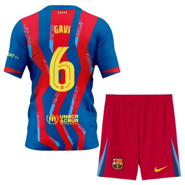 FC Barcelona Gavi 6 Fodboldtrøje Børn Fjerde 25/26