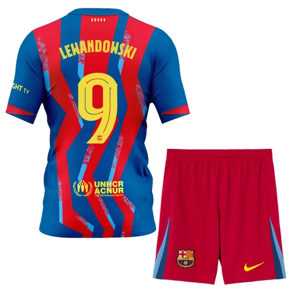 FC Barcelona Lewandowski 9 Fodboldtrøje Børn Fjerde 25/26