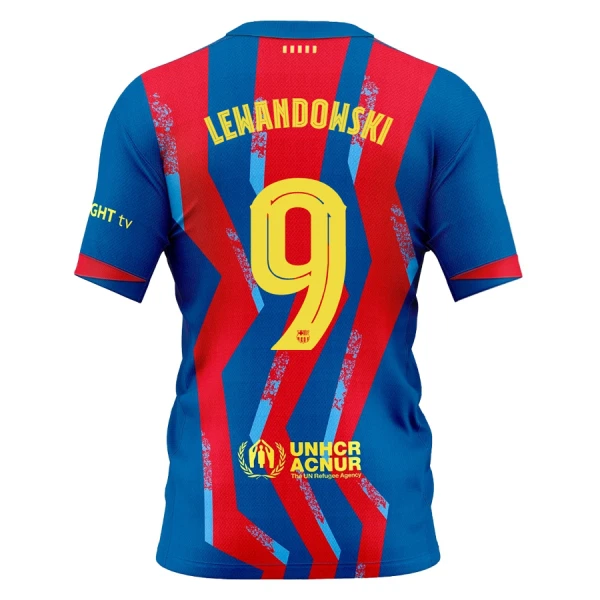 FC Barcelona Lewandowski 9 Fodboldtrøje Herre Fjerde 25/26