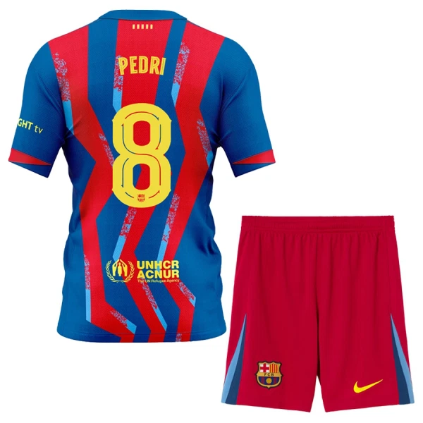 FC Barcelona Pedri 8 Fodboldtrøje Børn Fjerde 25/26