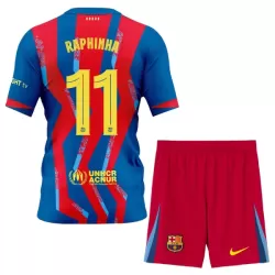 FC Barcelona Raphinha 11 Fodboldtrøje Børn Fjerde 25/26
