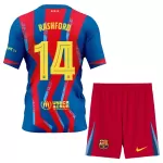 FC Barcelona Rashford 14 Fodboldtrøje Børn Fjerde 25/26