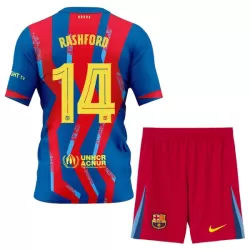 FC Barcelona Rashford 14 Fodboldtrøje Børn Fjerde 25/26
