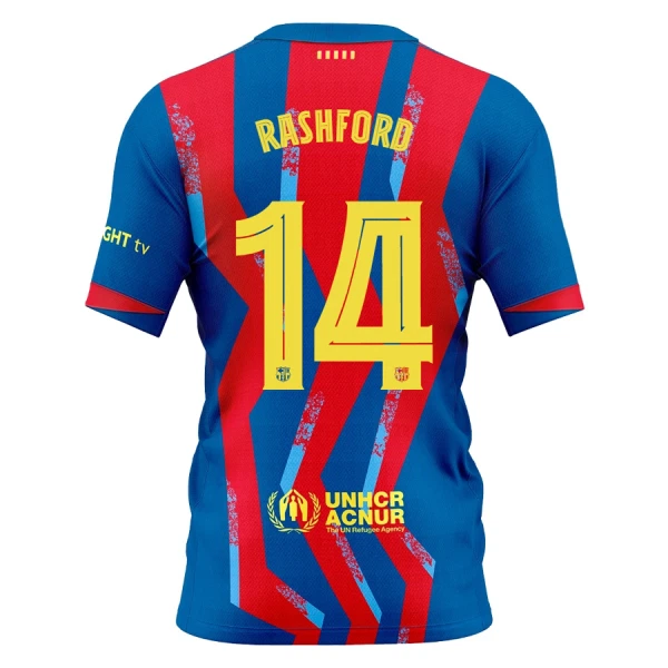 FC Barcelona Rashford 14 Fodboldtrøje Børn Fjerde 25/26