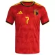 Belgien De Bruyne 7 Fodboldtrøje Børn Hjemmebane VM 2026