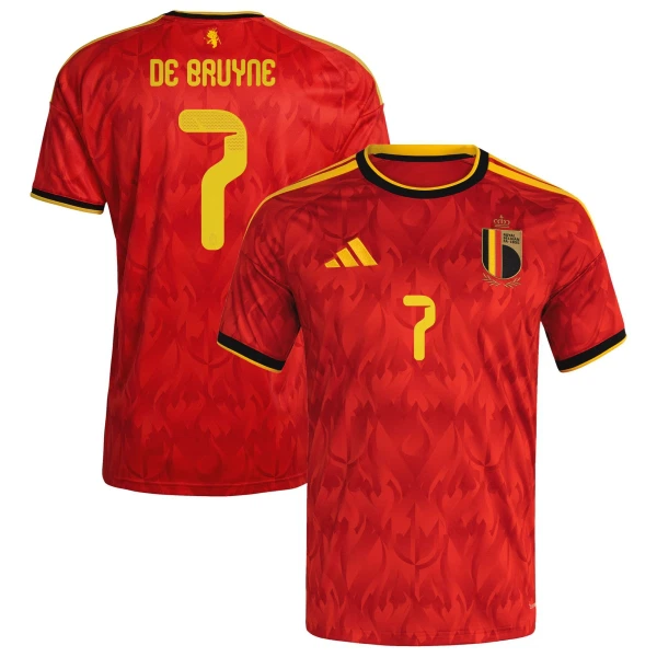 Belgien De Bruyne 7 Fodboldtrøje Herre Hjemmebane VM 2026