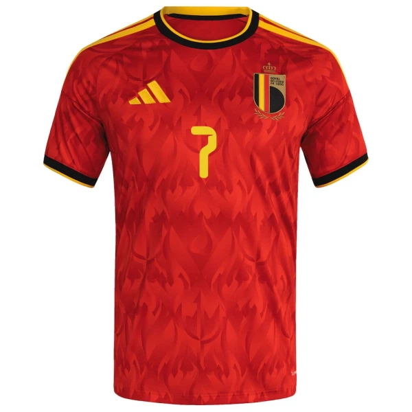 Belgien De Bruyne 7 Fodboldtrøje Herre Hjemmebane VM 2026