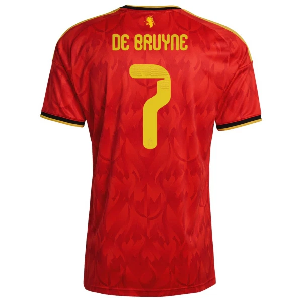 Belgien De Bruyne 7 Fodboldtrøje Herre Hjemmebane VM 2026