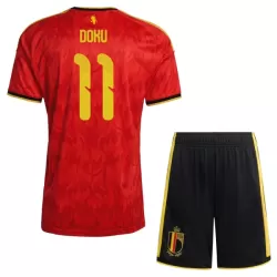 Belgien Doku 11 Fodboldtrøje Børn Hjemmebane VM 2026
