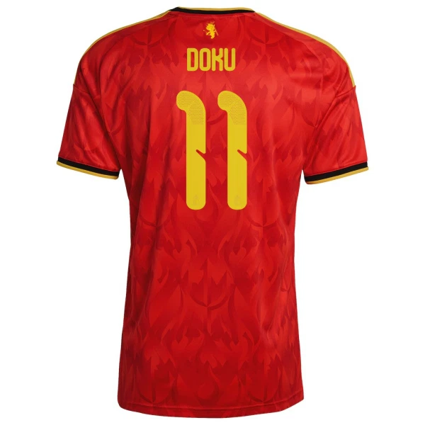 Belgien Doku 11 Fodboldtrøje Herre Hjemmebane VM 2026