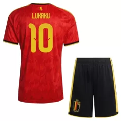 Belgien Lukaku 10 Fodboldtrøje Børn Hjemmebane VM 2026