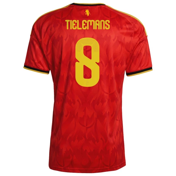 Belgien Tielemans 8 Fodboldtrøje Herre Hjemmebane VM 2026