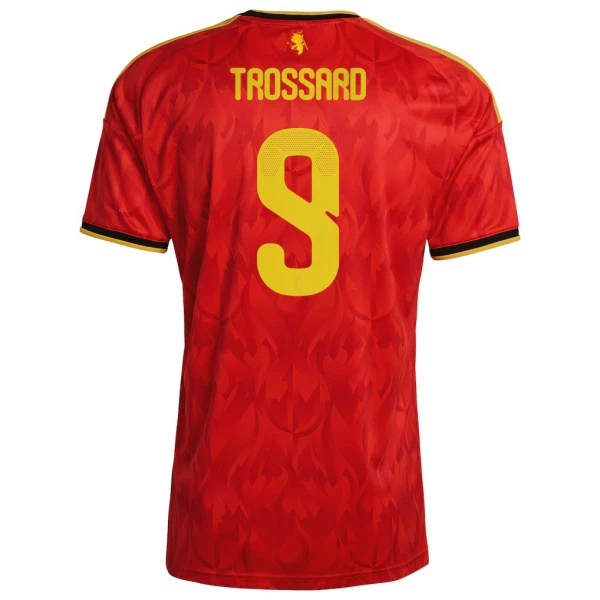 Belgien Trossard 9 Fodboldtrøje Børn Hjemmebane VM 2026