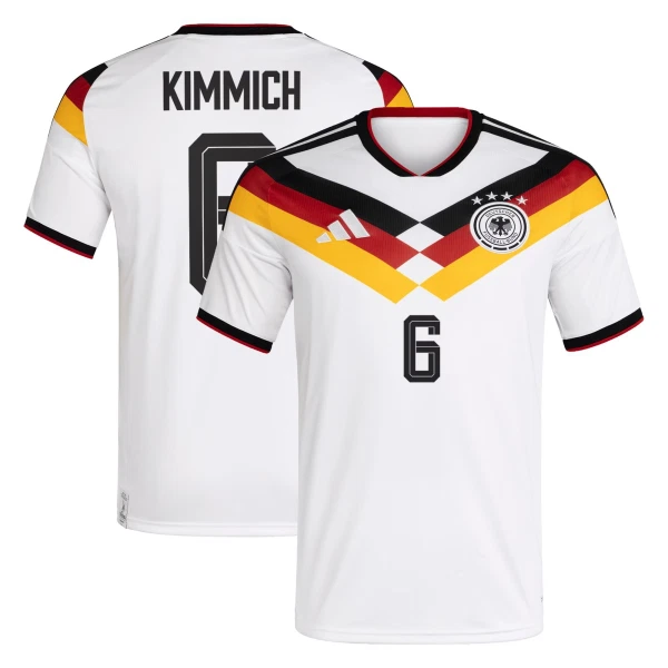 Tyskland Kimmich 6 Fodboldtrøje Herre Hjemmebane VM 2026