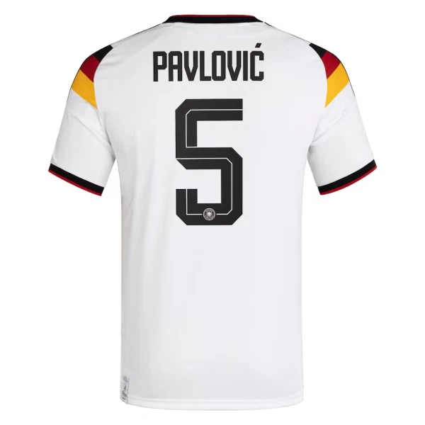 Tyskland Pavlovic 5 Fodboldtrøje Herre Hjemmebane VM 2026
