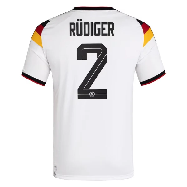Tyskland Rudiger 2 Fodboldtrøje Herre Hjemmebane VM 2026