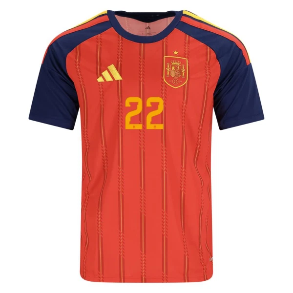 Spanien Cucurella 22 Fodboldtrøje Herre Hjemmebane VM 2026