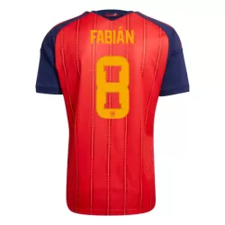 Spanien Fabian 8 Fodboldtrøje Herre Hjemmebane VM 2026